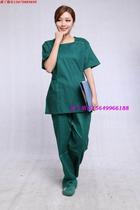 Nightingale square collar short sleeve hand wash suit flat collar brush handwear surgical gown