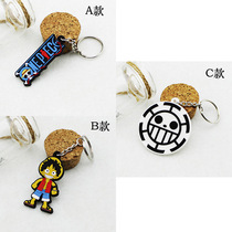 One Piece Luffy Chopper Animation Logo Keychain