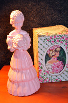 Western antique vintage 1970sAVon holds a collection of fairy ceramic classic Cologne perfume bottles