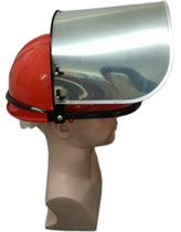 Smelting and heat protection high temperature protection safety helmet mask high temperature resistant and anti-UV protection to face fire protection