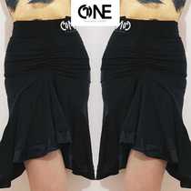 ONE W006 adult ladies Latin hip-top pleated skirt Latin dance skirt