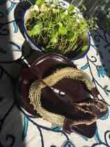 Golden bells Pakistan handmade heavy industry pure leather embroidered thread embroidered beaded sandals Thailand Nepal India exotic style