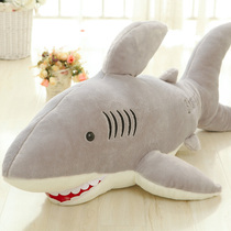 Large shark plush toy Great White shark doll Shark pillow Creative ragdoll girl Childrens Day gift