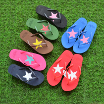 New monobo Thai little monkey female star Middle heel wear-resistant non-slip beach Flip-flops sandals