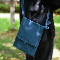 Handmade pure cotton linen cloth bag cloth handbag cloth backpack portable bag cotton fabric bag containing travel tea man bag