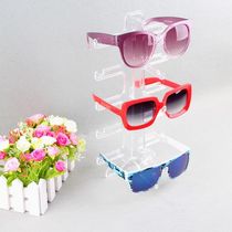  Single row assembly 5 glasses frame Sunglasses display stand Small removable glasses display rack props