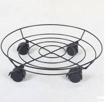 Bather foot bath barrel wheel pulley Solid iron round universal wheel Foot wash bucket mobile base