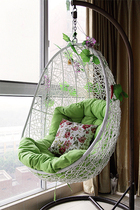 Rattan chair outdoor swing hanging chair indoor rocking chair Birds Nest Vine basket balcony chair egg type special