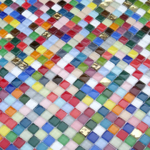 Crystal glass mosaic background wall adhesive self-adhesive fashion personality style bathroom Bar kitchen