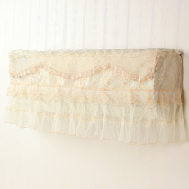 Air Conditioning Cover Hanging Hanging Air Conditioning Cover Dust Cover Lace Pastoral Warm Boot Do Not Take Beautiful Air Conditioning Cover
