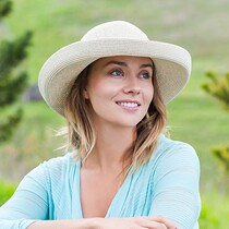 sunday afternoons Wide-brimmed Tropical Sun Visor Kauai hat