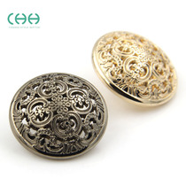 Fashion Clothing Metal Buttons Women's Little Suit Skeleton Coat Button Clothes Button Coat Button Gold Button