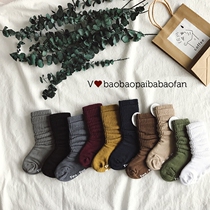 BabyWe Korea makes childrens socks with multi-color and worry-free pile of socks for girls