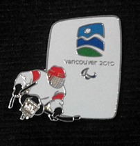 2010 Vancouver Winter Olympics Badge Paralympic Sports Series badge Skiing