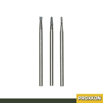 PROXXON 3 pcs Tungsten steel Milling cutter No 28752