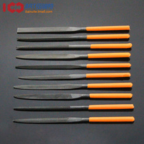 File set Woodworking grinding tools Small frustration knife Steel file Metal triangle semicircle mini plastic assorted file