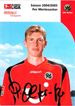 Motsak Hannover 96 2004-05 2004-05 pro-pen signed official card star card