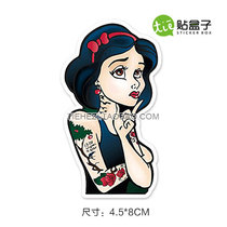 Punk tattoo princess suitcase sticker luggage luggage case laptop skateboard sticker waterproof 3M sticker