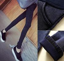 Pregnant womens pants spring and autumn clothes wash water jeans trousers stretch thin bottom belly pants spring pencil pants