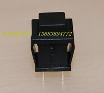 Electronic switch button switch square lock-free normally open key switch RESET black RESET switch PB307B