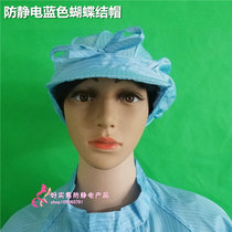 Anti-static blue butterfly cap Anti-static dust cap Anti-static work cap Anti-static hat Electrostatic suit