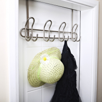 You Le European creative door no trace adhesive hook iron strong nail-free clothes hanging door back type rack clothes bathroom