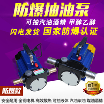 DYB oil pump stainless steel explosion-proof gasoline pump oil methanol alcohol self-priming pump 220V two-phase vane pump