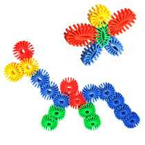 Childrens gear puzzle assembly plastic building blocks Kindergarten teaching aids 3-7 years old childrens desktop educational toys