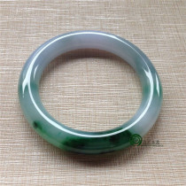 Myanmar natural old pit A goods jade jade round bracelet Bing Waxy Yang green powder purple jade bracelet KC389