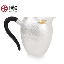 Tomorrow Sterling Silver Road Cup Gong Cup handmade silver tea Marine Cup silver tea set