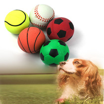 Popo dog toy pet training ball gold wool teddy grindle large dog puppy biting ball solid pinball