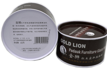 Golden Lion Red Wood Furniture Tire Glaze Transparent Wax Clear Colorless Solid Beating Gold Lion Furniture Maintenance Care Solid Wax