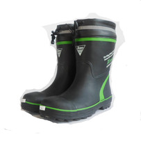 (manufacturer direct sales) steel head anti-smash bunches leg section short helper rubber bottom safety protective shoes