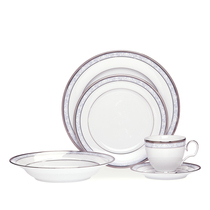 Noritake Hampshire Platinum 40 pieces 24k Platinum Penh West Tableware Set