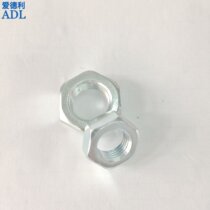 Galvanized fine tooth thin nut beautiful young tooth thin nut 1 2-20 5 8-18