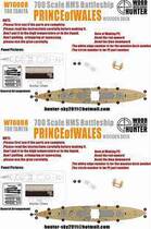 Hunters W70008 1700 Britains Prince of Wales battleship wood deck fit 31615
