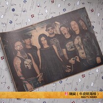 Goth metal band Lacuna Coil poster Cristina Scabbia rocker wall chart