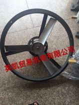 Industrial copper core axial exhaust fan exhaust fan Changzhou Lily three-phase motor thickened angle steel exhaust fan 380V