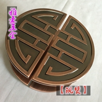 Glass door handle handle Chinese antique door handle handle Wooden door handle Semicircular sliding door handle