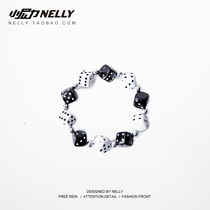 Tide Cards Original Creative Handcrafted Lingo Dice Color of the Lucky Couple Bracelet Men and Men Gift Gifts