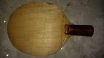 In the 1980s old friends ping-pong racket 729 straight plate straight shot 7-layer base plate