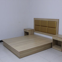 Beijing hotel furniture big bed standard room full hotel apartment room soft bag single double bed frame can be customized
