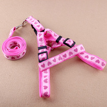 Decal pet traction rope Chest back Dog traction belt Chest back cover 2 5 wide dog rope Dog chain Pet supplies