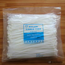 Factory direct sales Changhe cable ties 5*200mm self-locking nylon cable ties non-slip buckle 3 6 wide