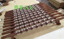 Glass door Crystal handle Hotel KTV facade push-pull door handle Modern wooden door handle Rose gold