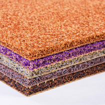  Can be cut and thickened silk circle mat Living room entrance door entrance mat Toilet Bathroom Kitchen non-slip mat Leave-in