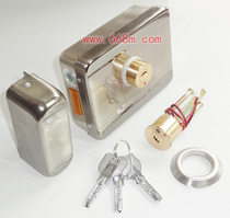 12V Crescent double lock Intelligent mute lock Building access control electronic control lock Magnetic induction lock Big iron door anti-theft lock