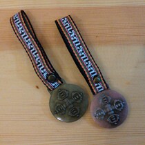 Nepal Tibetan Lotus Master Nine Palace Bagua Bagua Buddha Mantra Figure King Kong Cross