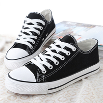 2017 spring and summer low-top canvas shoes tide lovers shoes College students board shoes casual European and American style black and white shoes