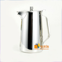 Best-selling European and American stainless steel cold water jug cold water jug thickened large-capacity cold cup tea kettle creative dust cover 2L